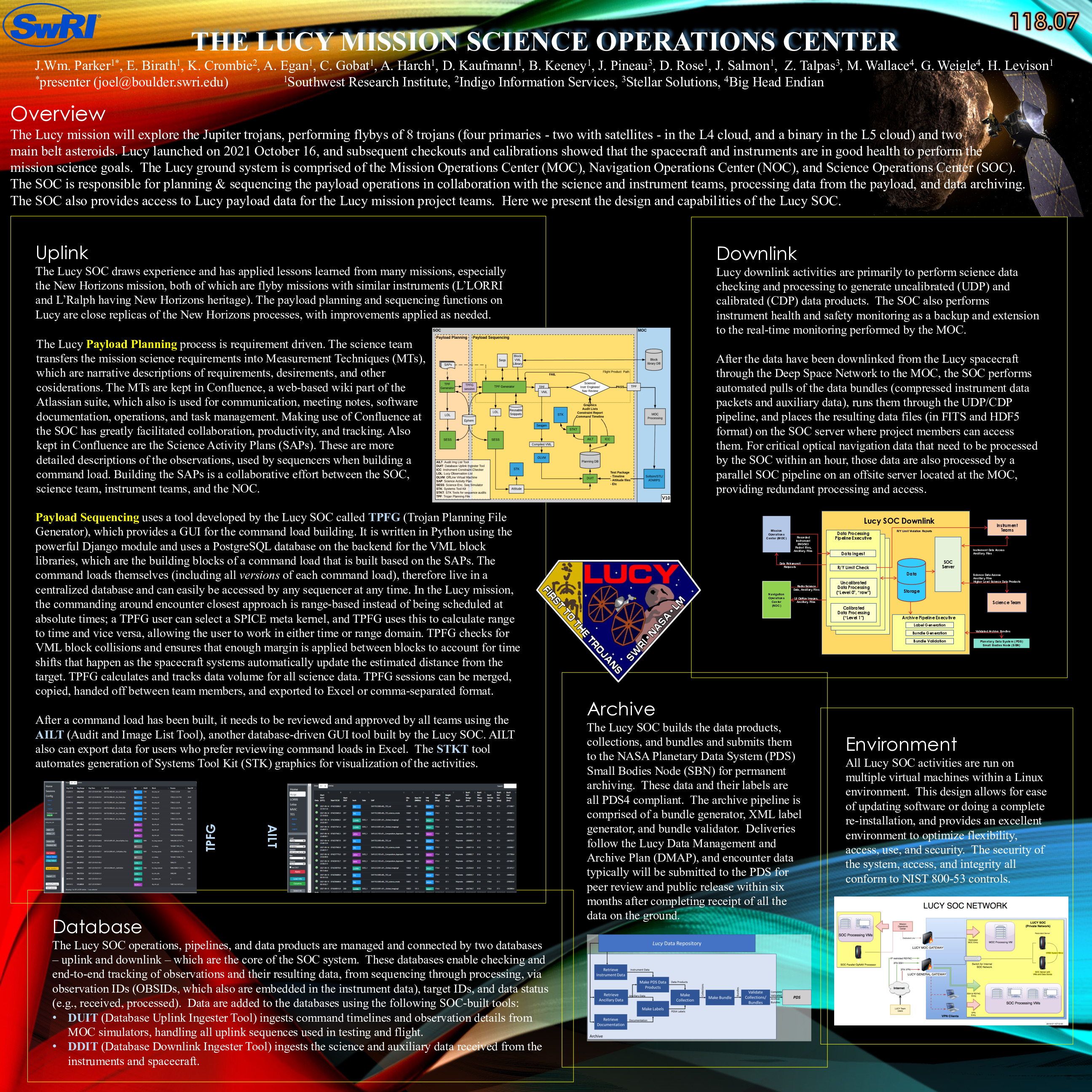 The Lucy Mission Science Operations Center
